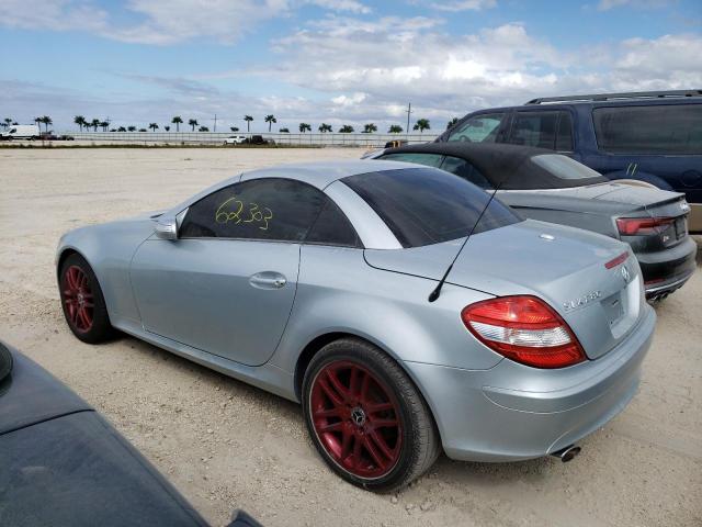 WDBWK54F68F174436 - 2008 MERCEDES-BENZ SLK 280 TEAL photo 3