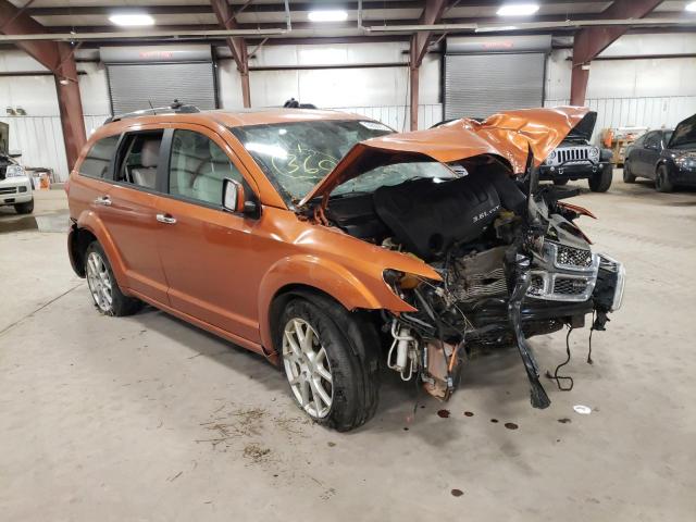 3D4PH6FG4BT569957 - 2011 DODGE JOURNEY R/ ORANGE photo 1