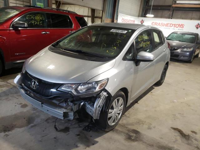 JHMGK5H59GX007485 - 2016 HONDA FIT LX SILVER photo 2