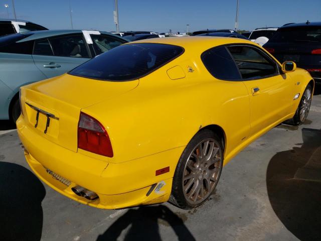 ZAMBC38A060020820 - 2006 MASERATI COUPE GT YELLOW photo 4