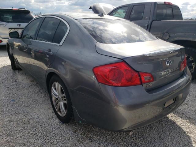 JN1DV6AP4CM811401 - 2012 INFINITI G25 BASE GRAY photo 3