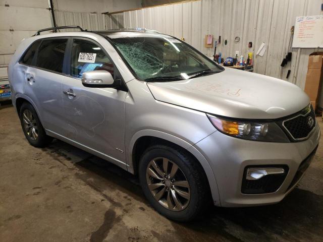 5XYKWDA20CG264543 - 2012 KIA SORENTO SX SILVER photo 1