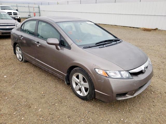 2HGFA16649H028337 - 2009 HONDA CIVIC LX-S Qəhvəyi foto 1