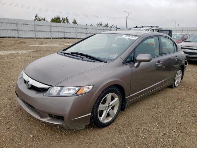 2HGFA16649H028337 - 2009 HONDA CIVIC LX-S Qəhvəyi foto 2