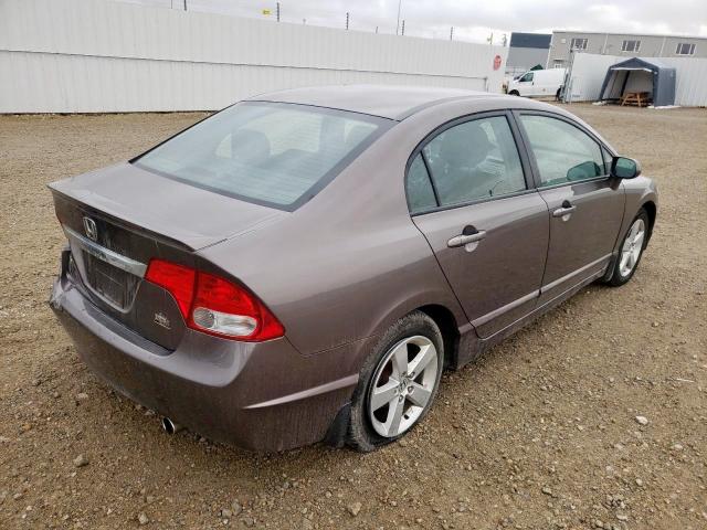 2HGFA16649H028337 - 2009 HONDA CIVIC LX-S Qəhvəyi foto 4