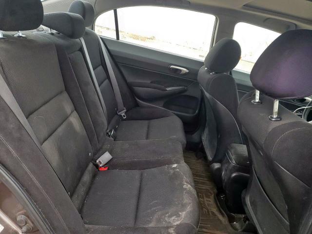 2HGFA16649H028337 - 2009 HONDA CIVIC LX-S Qəhvəyi foto 6