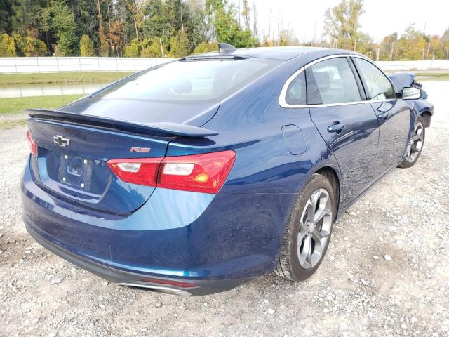 1G1ZG5ST6KF207993 - 2019 CHEVROLET MALIBU RS BLUE photo 4