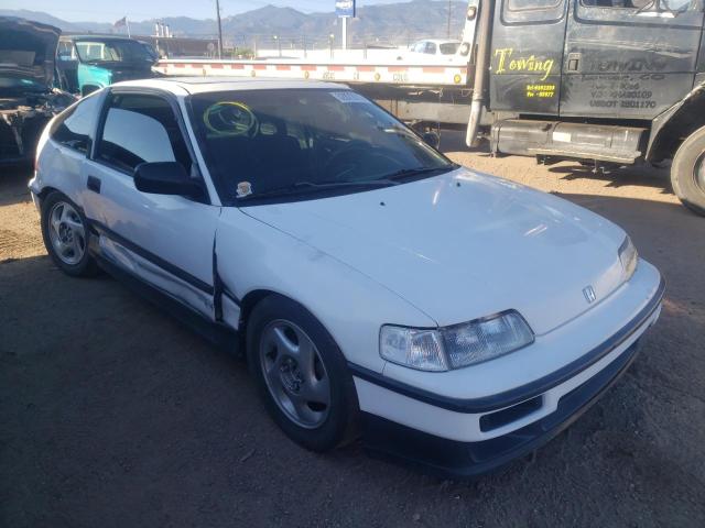 JHMED9360MS002144 - 1991 HONDA CIVIC CRX WHITE photo 1