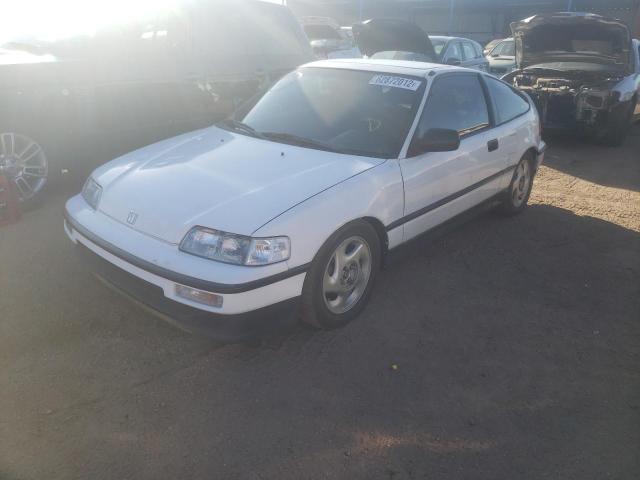 JHMED9360MS002144 - 1991 HONDA CIVIC CRX WHITE photo 2