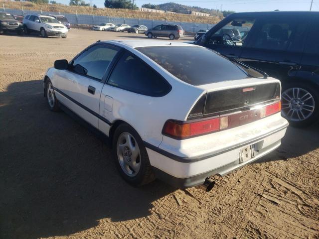 JHMED9360MS002144 - 1991 HONDA CIVIC CRX WHITE photo 3