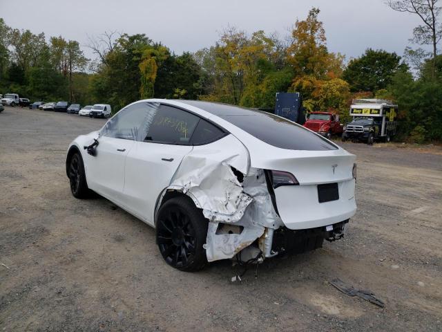 5YJYGDEE8LF021985 - 2020 TESLA MODEL Y أبيض صورة 3