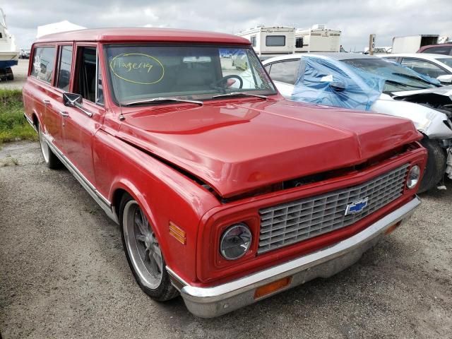 CCE162F134592 - 1972 CHEVROLET C20 SUBURB RED photo 1