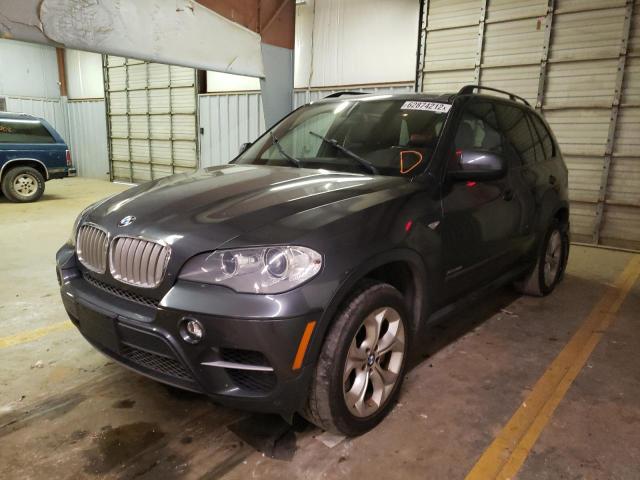 5UXZV8C59D0C16080 - 2013 BMW X5 XDRIVE5 GRAY photo 2