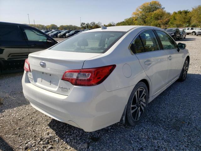 4S3BNAR65H3056565 - 2017 SUBARU LEGACY SPO WHITE photo 4