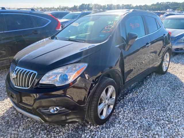 KL4CJBSBXFB072108 - 2015 BUICK ENCORE CON CHARCOAL photo 2