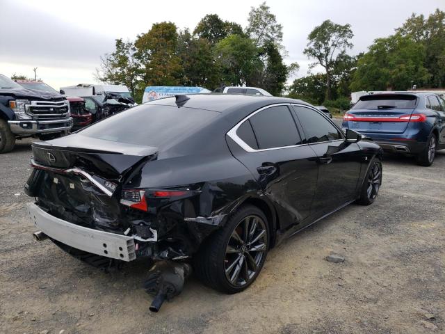 JTHGZ1E20M5022866 - 2021 LEXUS IS 350 F-S BLACK photo 4