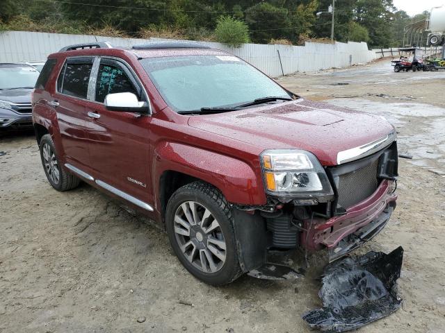 2GKFLRE32H6217842 - 2017 GMC TERRAIN DE BURGUNDY photo 1