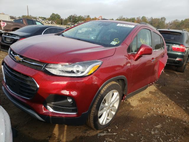 3GNCJRSB6KL256332 - 2019 CHEVROLET TRAX PREMI RED photo 2