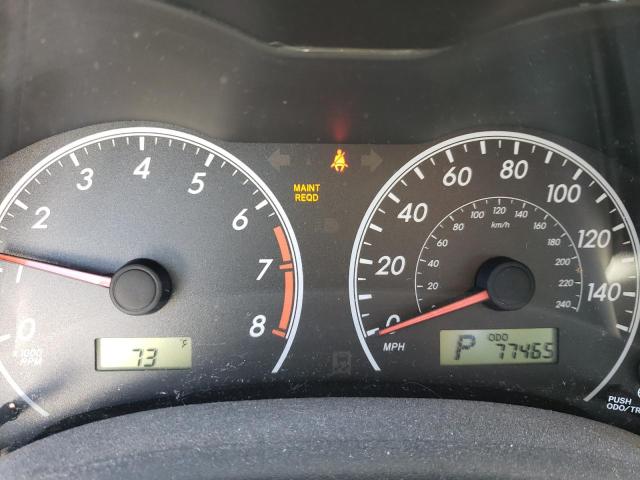 2T1BU4EE4DC009224 - 2013 TOYOTA COROLLA BA WHITE photo 8