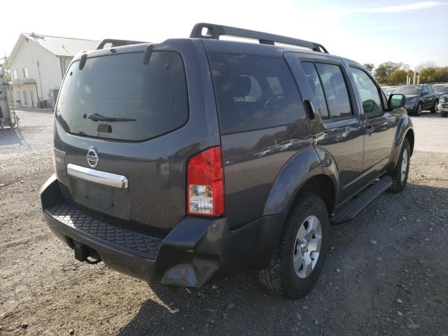 5N1AR1NB1AC626694 - 2010 NISSAN PATHFINDER GRAY photo 4