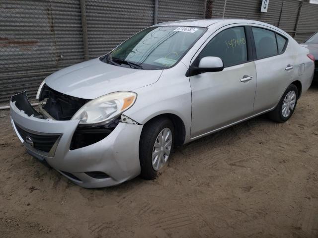 3N1CN7AP9DL869422 - 2013 NISSAN VERSA S SILVER photo 2