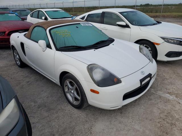 JTDFR320010038375 - 2001 TOYOTA MR2 SPYDER WHITE photo 1