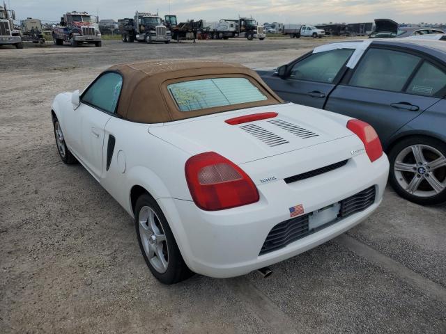 JTDFR320010038375 - 2001 TOYOTA MR2 SPYDER WHITE photo 3