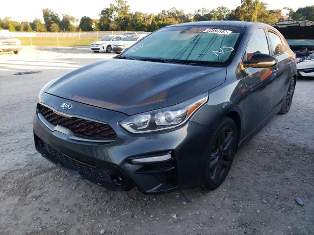 3KPF34AD9LE156835 - 2020 KIA FORTE GT L GRAY photo 2