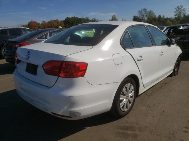 3VW2K7AJ2DM205855 - 2013 VOLKSWAGEN JETTA BASE WHITE photo 4