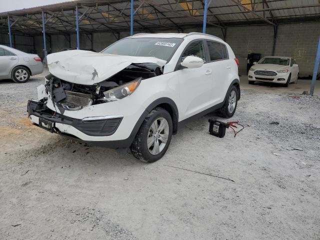 KNDPB3A20D7422082 - 2013 KIA SPORTAGE B WHITE photo 2