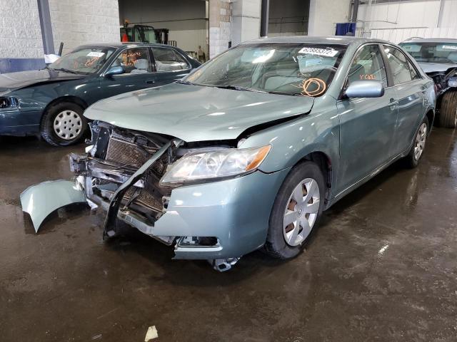 4T1BE46K17U564913 - 2007 TOYOTA CAMRY TEAL photo 2