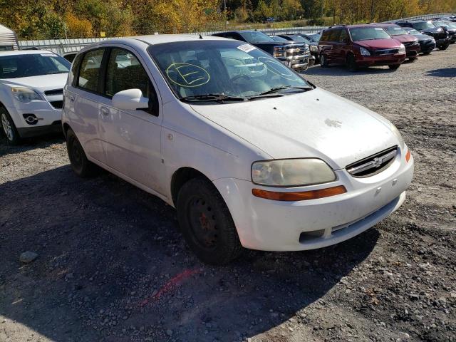 KL1TD66677B726749 - 2007 CHEVROLET AVEO BASE WHITE photo 1