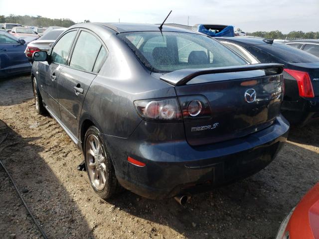 JM1BK324481169965 - 2008 MAZDA 3 S CHARCOAL photo 3