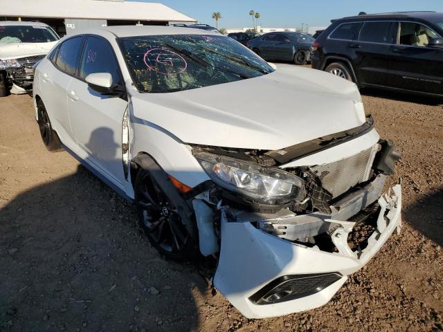SHHFK7H4XJU223300 - 2018 HONDA CIVIC SPOR WHITE photo 1
