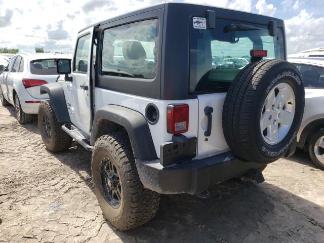 1C4AJWAG0CL232018 - 2012 JEEP WRANGLER S WHITE photo 3