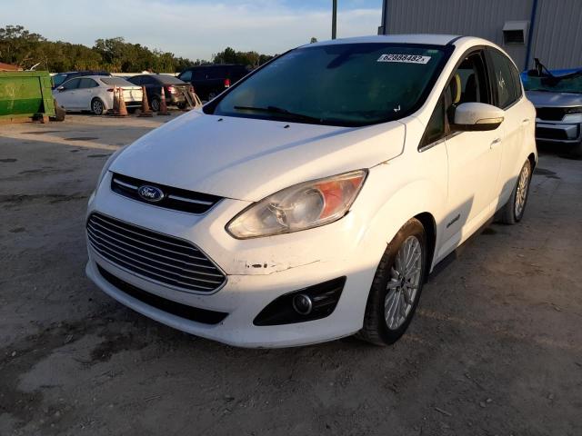 1FADP5BU8EL510473 - 2014 FORD C-MAX SEL WHITE photo 2