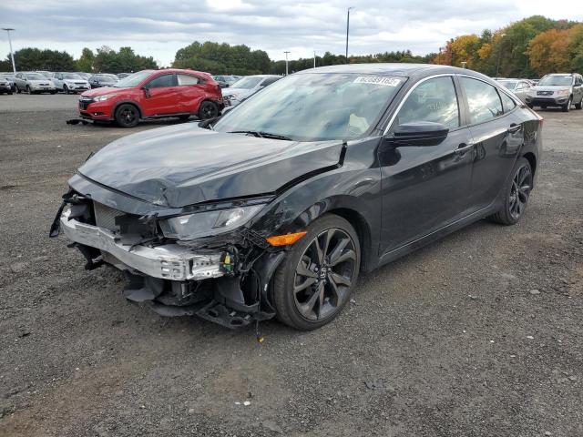 2HGFC2F82MH549955 - 2021 HONDA CIVIC SPOR BLACK photo 2