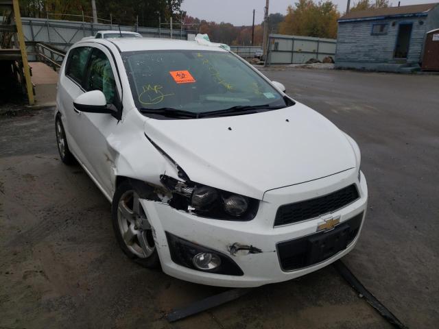 1G1JE6SB0F4119006 - 2015 CHEVROLET SONIC LTZ WHITE photo 1