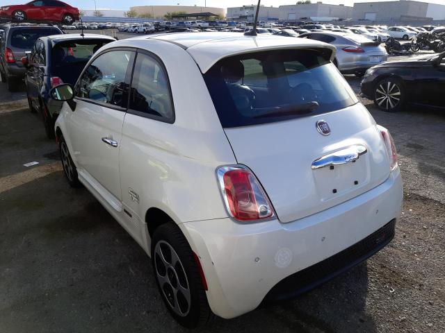 3C3CFFGE0ET172771 - 2014 FIAT 500 ELECTR WHITE photo 3