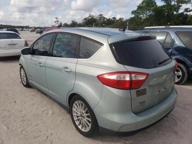 1FADP5BU8EL515558 - 2014 FORD C-MAX SEL GREEN photo 3