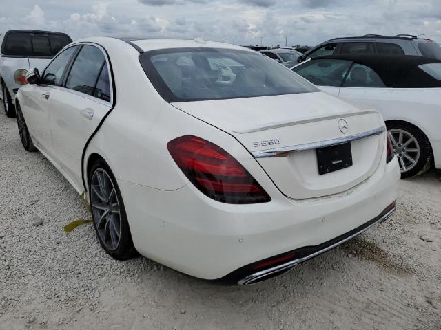 W1KUG8DB8LA553992 - 2020 MERCEDES-BENZ S 560 WHITE photo 3