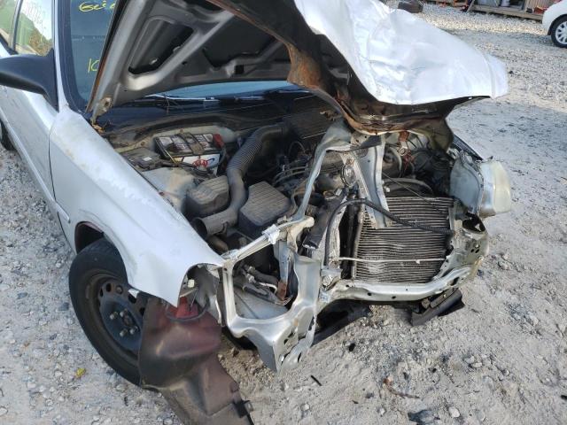 2HGEJ6617YH602375 - 2000 HONDA CIVIC BASE SILVER photo 9