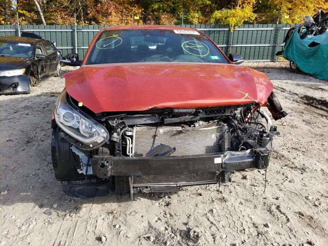 3KPF34AD0LE247508 - 2020 KIA FORTE GT L ORANGE photo 9