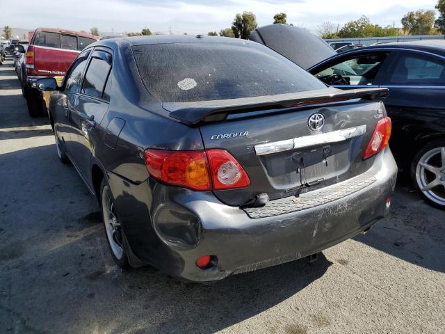 JTDBL40E599032468 - 2009 TOYOTA COROLLA BA GRAY photo 3