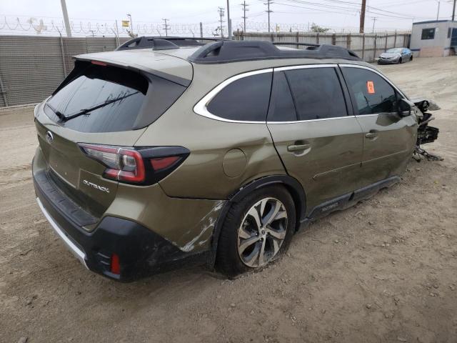 4S4BTANC0L3243783 - 2020 SUBARU OUTBACK LI GREEN photo 4