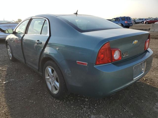 1G1ZG57B99F125766 - 2009 CHEVROLET MALIBU LS GREEN photo 2