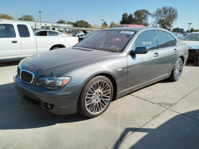 WBAHL835X7DT10074 - 2007 BMW 7 SERIES GRAY photo 2