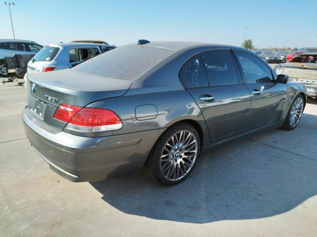 WBAHL835X7DT10074 - 2007 BMW 7 SERIES GRAY photo 4