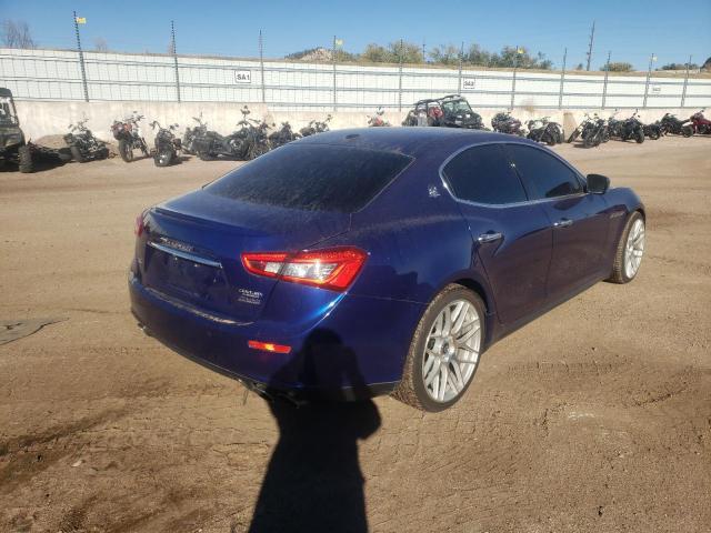 ZAM57RTA0E1087454 - 2014 MASERATI GHIBLI S ლურჯი ფოტო 4