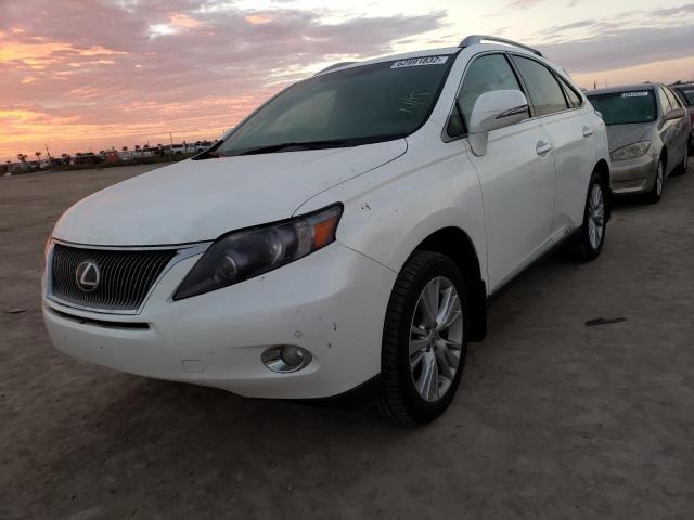 JTJBC1BAXC2435383 - 2012 LEXUS RX 450 WHITE photo 2